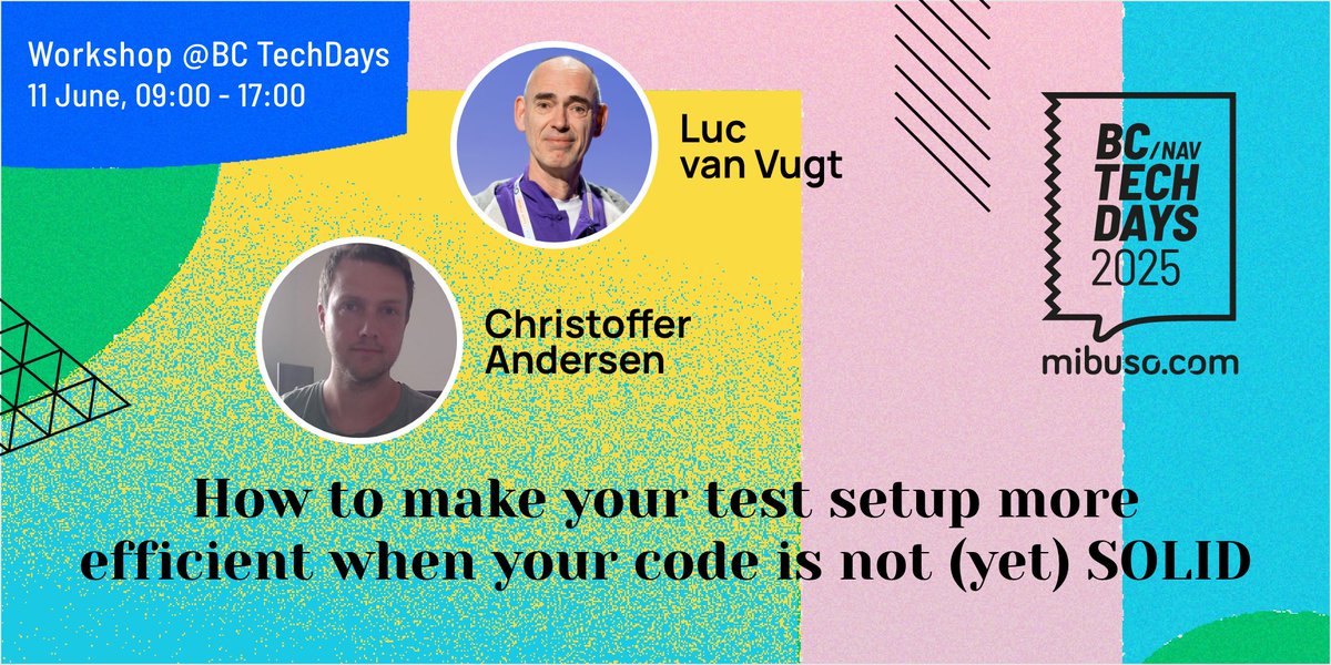 lucvanvugt's tweet photo. #BCTechDays is approaching, and I am excitedly looking forward to being attending - and presenting.
And also looking forward to meeting you, my fellow #msdyn365bc tech enthusiasts!

🤝See you in Antwerp on 12 &amp; 13 June! 🚀 🤝 https://t.co/lnWL5o66fk