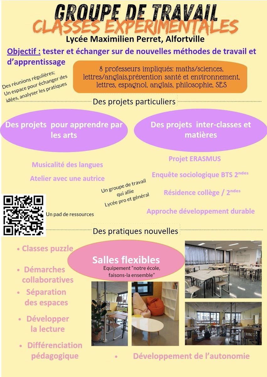 Le projet qu'on présente au forum du Café pédagogique avec les collègues du lycée Maximilien Perret.
Non il n'y a pas que les faits divers et les plafonds qui s'effondrent chez nous !