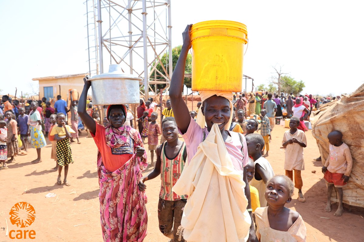 CareSouthSudan's tweet photo. World Water Day🚰
Water is life, yet billions lack safe water, risking diseases like cholera and typhoid. CARE in South Sudan, promoting hygiene and improving safe drinking water. Women and kids fetch 5 liters daily—let's ensure clean water for all!  #WorldWaterDay #SafeWater https://t.co/WMBHgWyqml