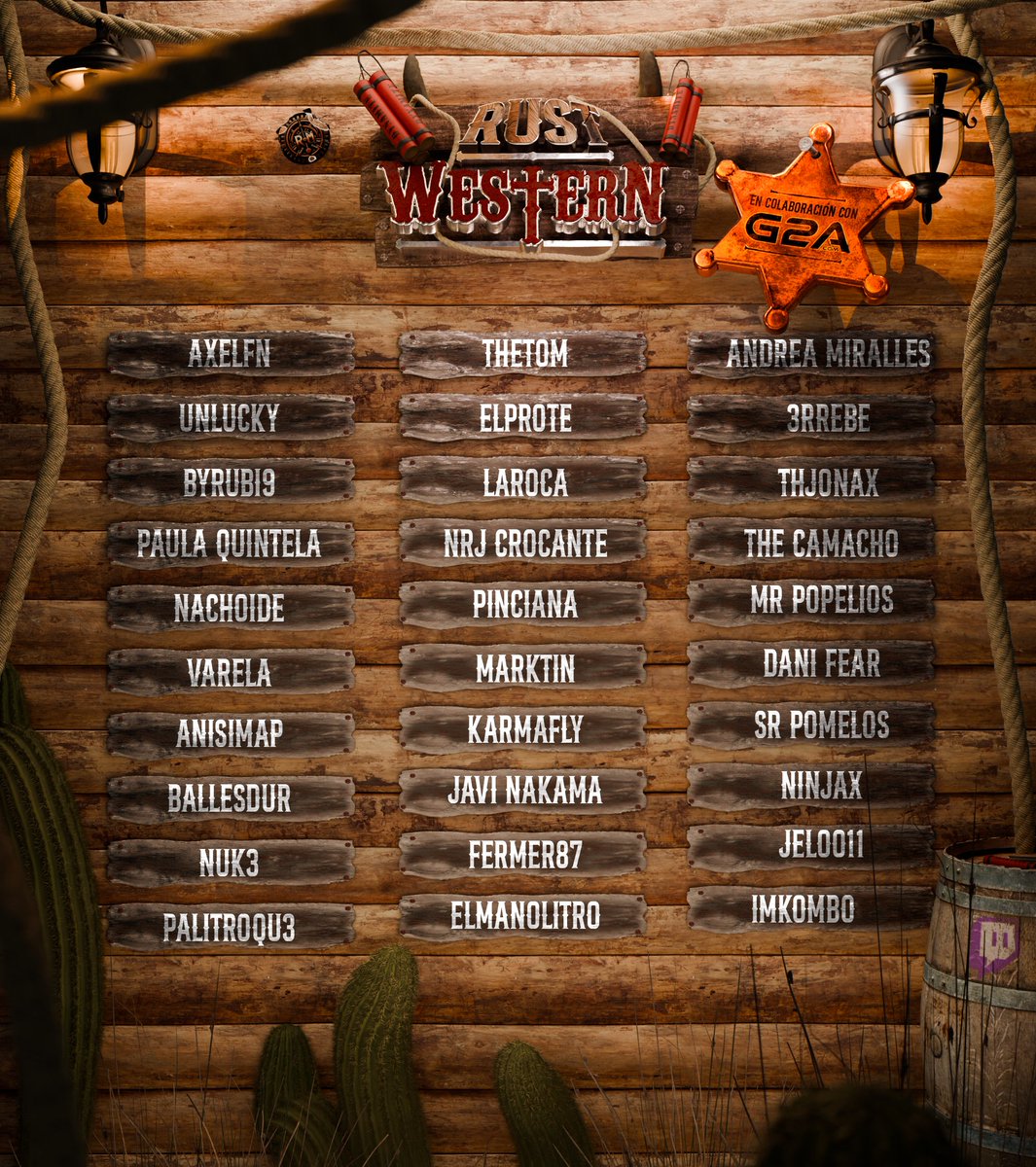 Rust Western🌵🧨

Quedan 5 días y no sabéis lo que está por venir...