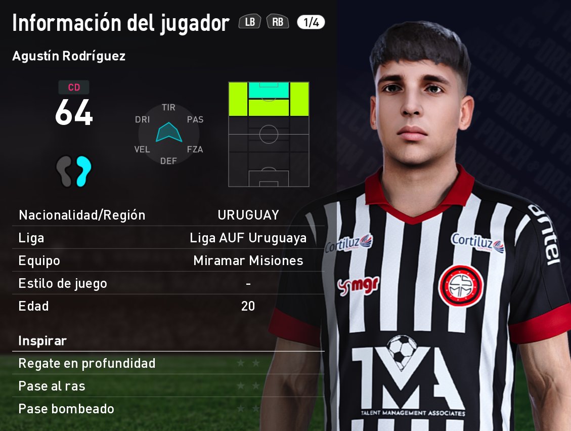 massa_facemaker's tweet photo. Face PES 2021
Agustín Rodríguez

#Facepack #FacePes #PES2021 #eFootball
@PESDreamPatch

Download: https://t.co/OEkHXp3obQ https://t.co/8QgSpBelQo