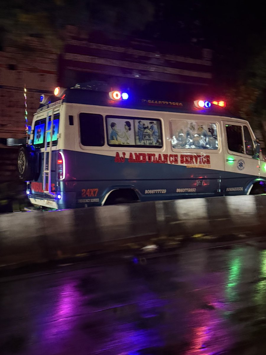 dudeja_abhas's tweet photo. Hey @BlrCityPolice 
Just wondering if this is an Ambulance or a Party Van.!!!??

Found this on Palace Road turning towards Race Course Road.!!! https://t.co/bmj0RTctmL