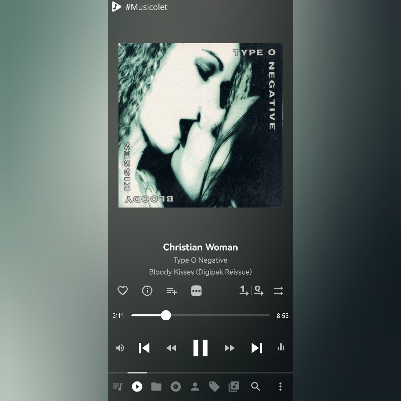 Horrorsmith's tweet image. Listening #ChristianWoman by #TypeONegative in #musicolet.

Get Musicolet from: krosbits.in/musicolet