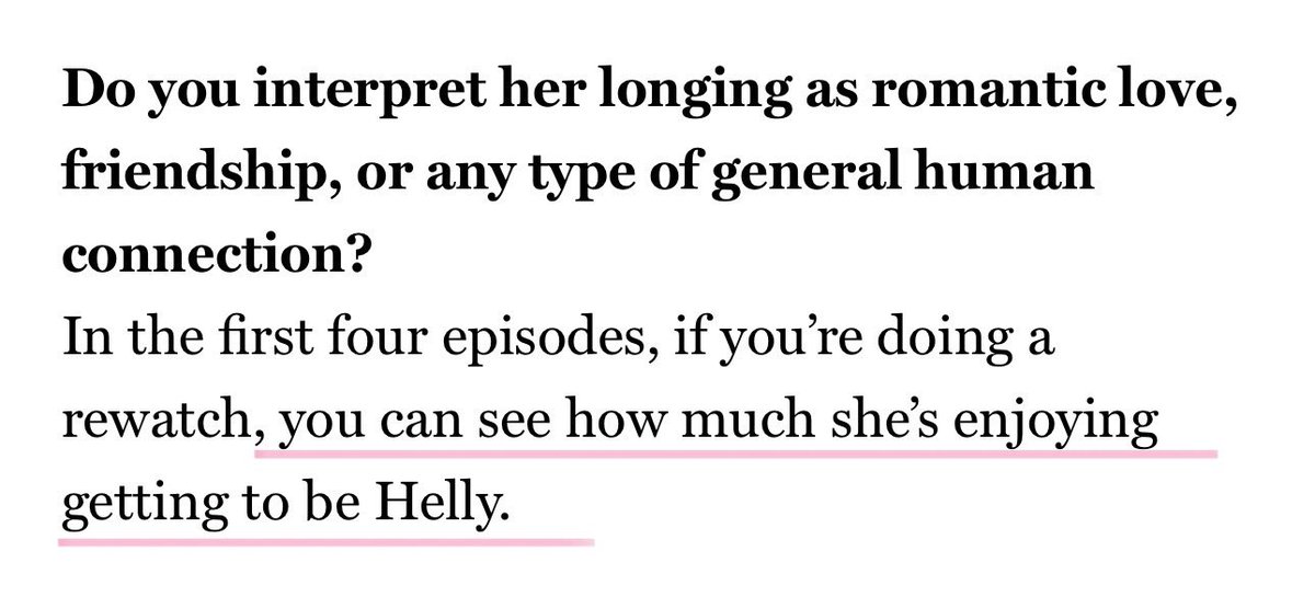 tierneyfilms's tweet photo. “you can see how much she’s enjoying getting to be helly” 😭😭😭😭😭😭 helena eagan i will get you out of there my girl 😭 https://t.co/pKR7MdwDXx