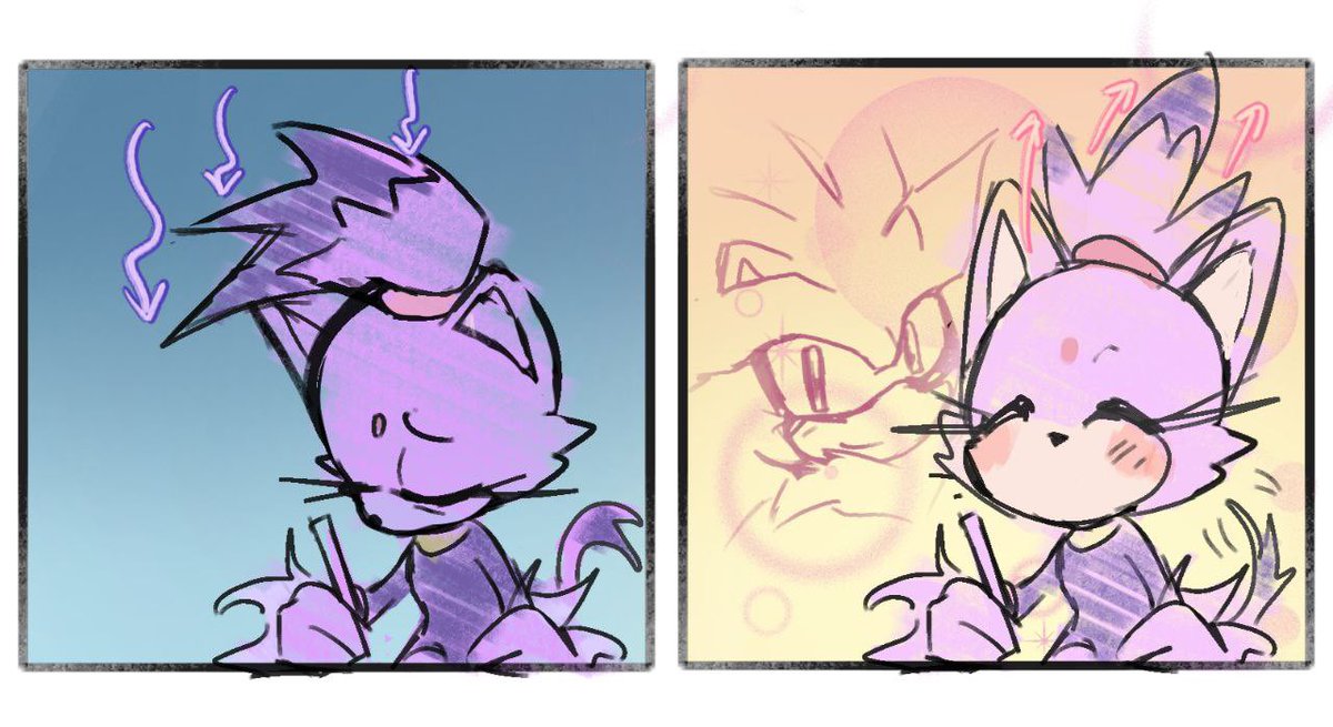 just seems like it would be very cute if her ponytail reacted to her emotions
#Silvaze