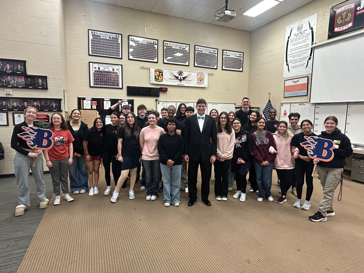 BlazeJROTC's tweet image. Get ready for the spotlight—Cadet Jonathon Nightingale and Patrick Shupp are heading to Prom! We couldn’t be more excited to see our amazing cadets shining as they strut in style across the school. Let’s show them some love as they walk in their prom attire and steal the show!