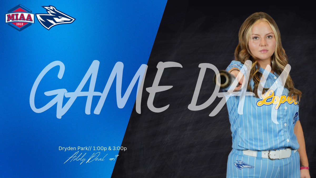 UNKSoftball's tweet photo. Itβs Game Day Loper Nation!!
π Dryden Park
β° 1:00p/3:00p
π Northwest Missouri State
πΊ MIAA Network
#lopesuplopesoften @UNK_Athletics https://t.co/5bnhE1Wjs7