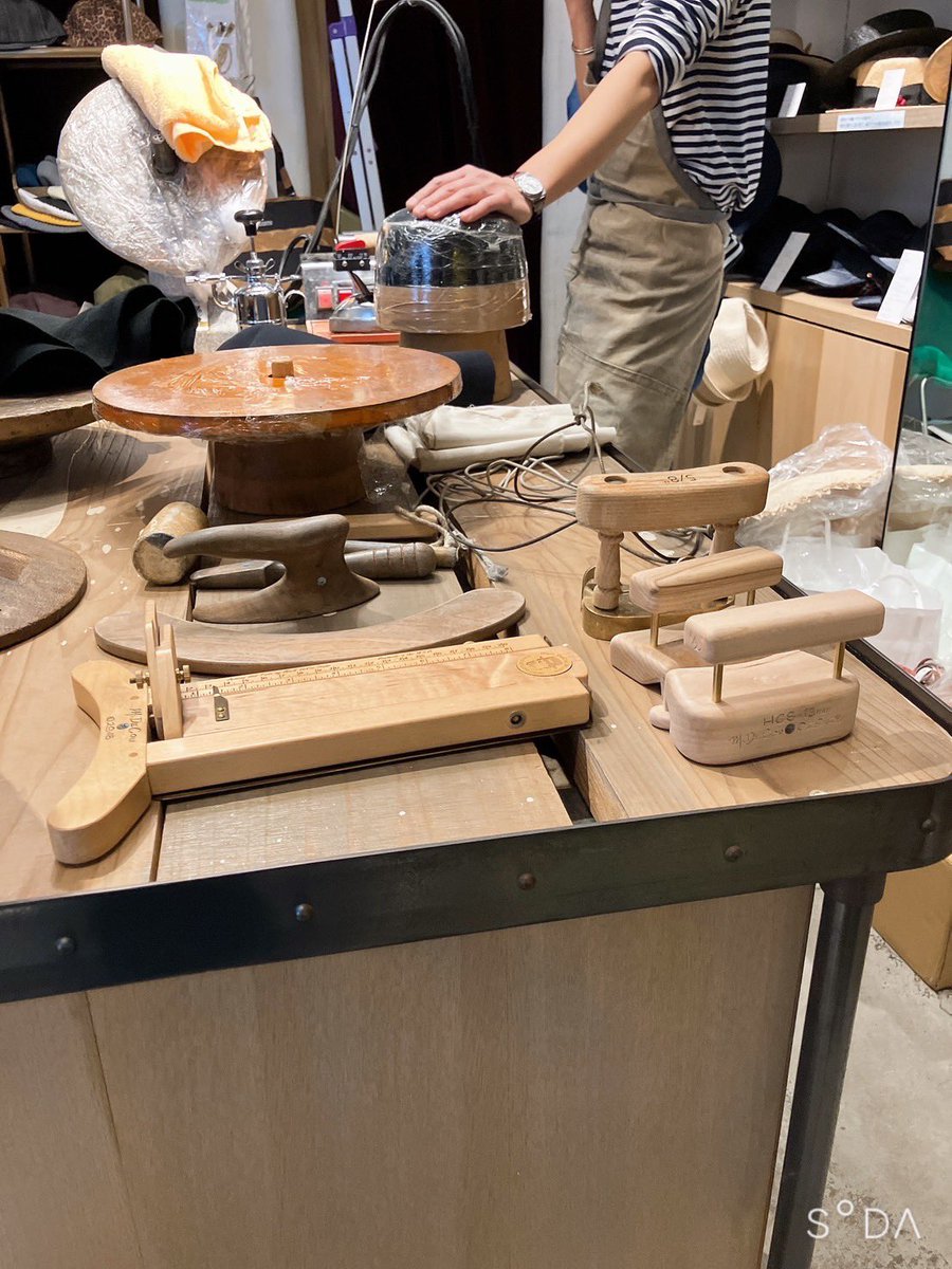 ari_hat's tweet image. 本日はシャッポ袋町店の店内で型入れをさせて頂きました。
ありがとうございました！！