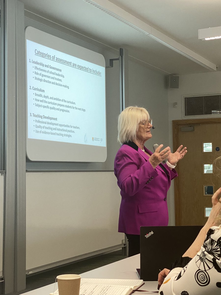 🌟🌟🌟🌟🌟Awesome lecture for our MA EL students this morning on leading and managing the emerging Ofsted scorecard-based inspection framework. Bogusia M-V was on fire with deep insights into what’s needed here. Thanks so much 🙏🏼