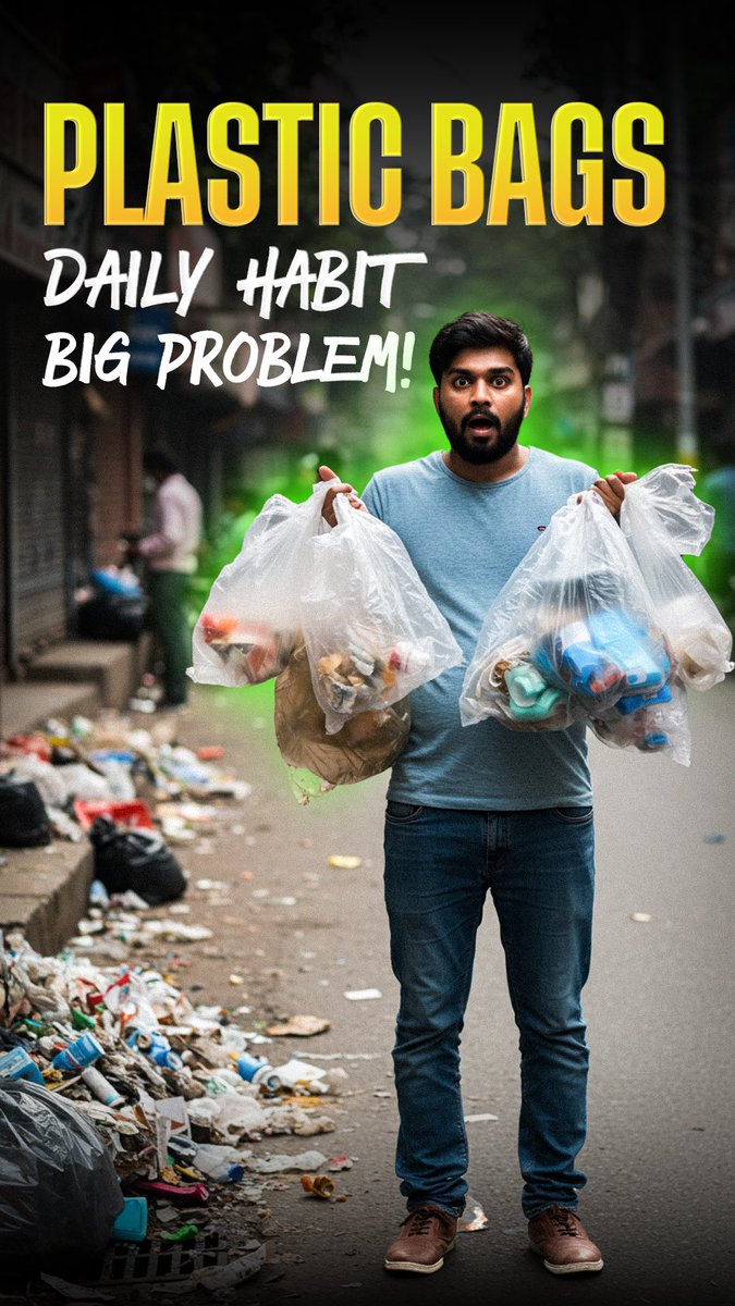 UboontuF's tweet photo. Every Plastic Bag Counts! 🌍♻ Small Choices, Big Impact—Say No to Plastic!

#PlasticFreeFuture #SayNoToPlastic #ReducePlasticWaste #SustainableLiving #EcoFriendly #SaveThePlanet #ClimateAction #GoGreen #UboontuFoundation https://t.co/xchQy4Wra2