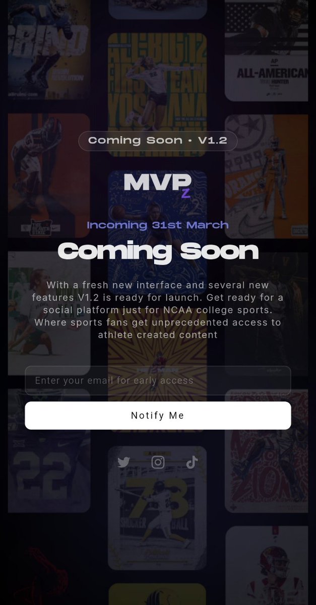 mvpz_sport's tweet photo. New platform launching 31st March

Now available as a web app. https://t.co/X8s5Z7b6Dj