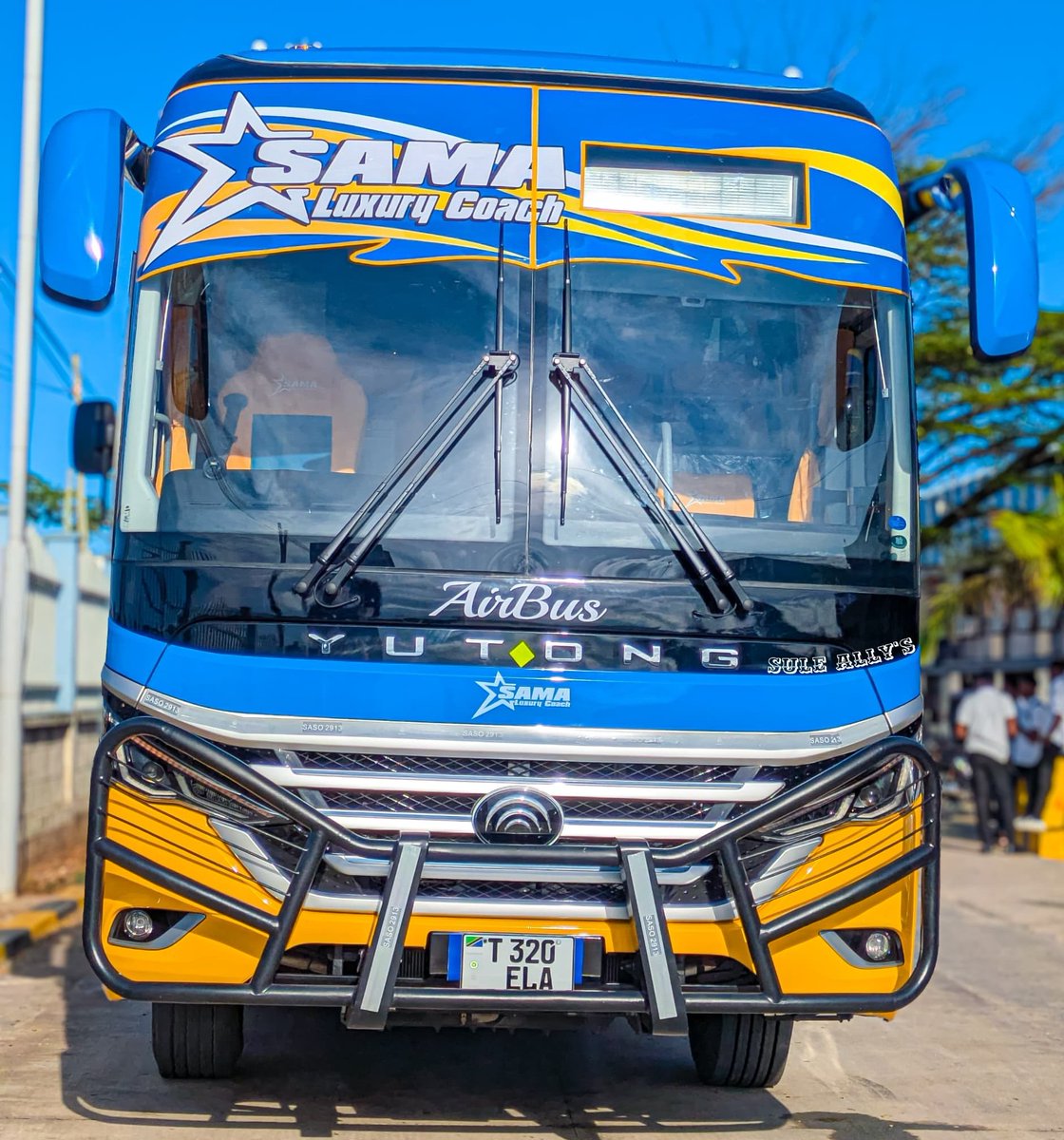 320 ELA 🔥

#SamaLuxuryCoach 
Mwanza Dar-es-Salaam 

Yutong D14