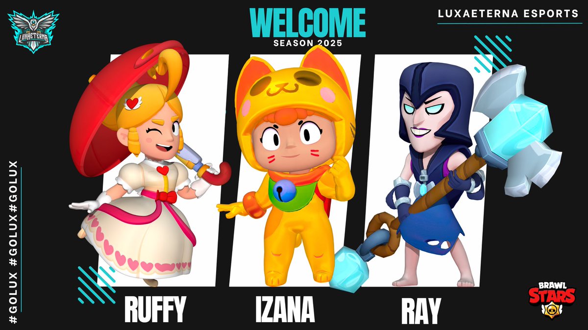 🎉 HUGE welcome to our NEW Brawl Stars roster! 🎉 

You may already know them as creators, now watch them compete in Esports!🔥 

We are so excited for their journey. Let's show them some love! ❤️ #BrawlStars #Esports #NewRoster #RoadToPro
