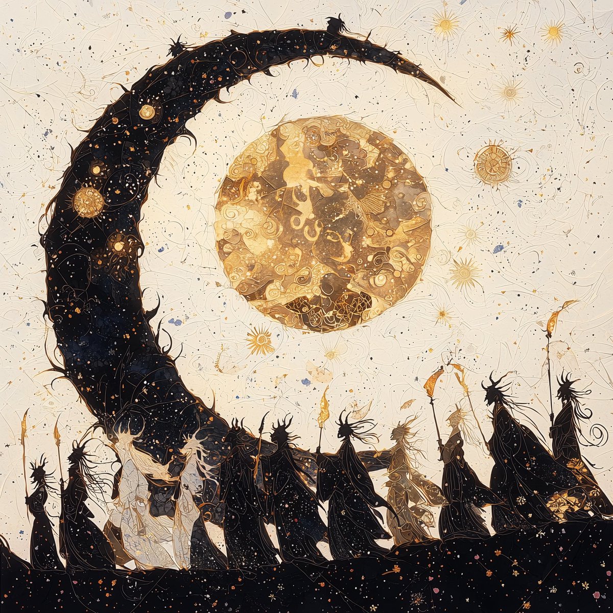 『百鬼夜行』

#AI八百万幻想図鑑
#AIART