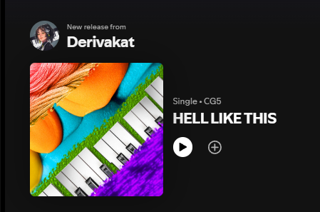 drkamilofficial's tweet photo. @Derivakat spotify moment https://t.co/J9E82DUtLQ