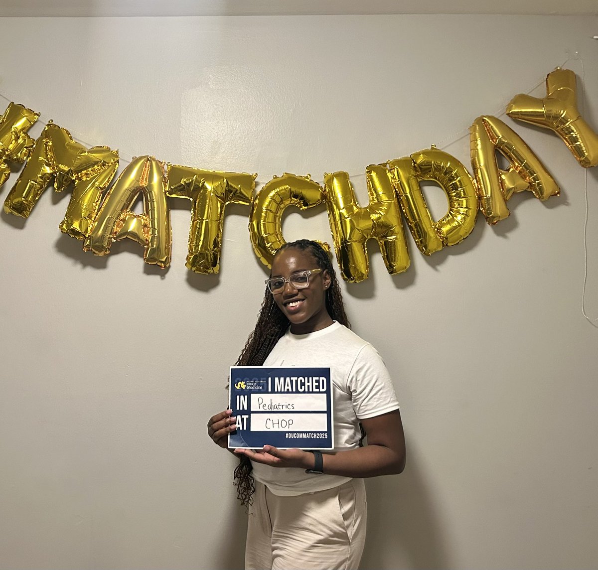 Philly, I’m here to stay for another 3 years!!! What a blessing it is to have matched at CHOP! I’m beyond excited to care for the kiddos in the city that raised me. God, I thank you!  🥹❤️ #MatchDay2025 #PedsMatch2025