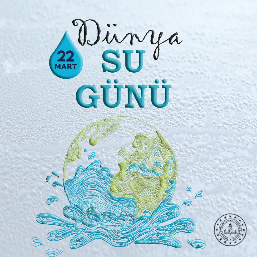 “Kâinatta ne varsa suda yaşadı önce 
Üstümüzden su geçer doğunca ve ölünce"

Bulunduğu her yere rahmet ve ferahlık taşıyan yaşam kaynağımız “su”yun her damlasını nimet bilerek, yaşanabilir bir dünyanın yarınları için su israfından kaçınalım ve su kaynaklarımızı koruyalım. 

“22