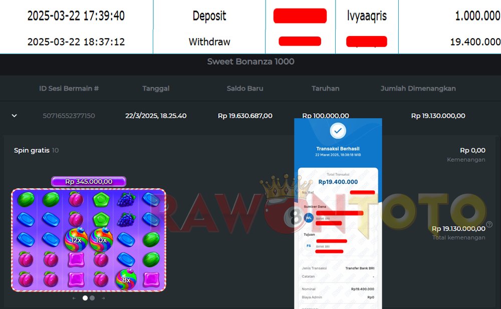 rawontoto's tweet photo. Selamat kepada userid [Gusxxx]  
berhasil mendapatkan kemenangan pada permainan Sweet Bonanza 1000  pada tanggal 22  Maret 2025  
 link gacor : https://t.co/L9XeVH0f1Z 

#slotgacorindonesia #MAXWIN #slot  #fypviraltwitter https://t.co/ERqNPGqYis