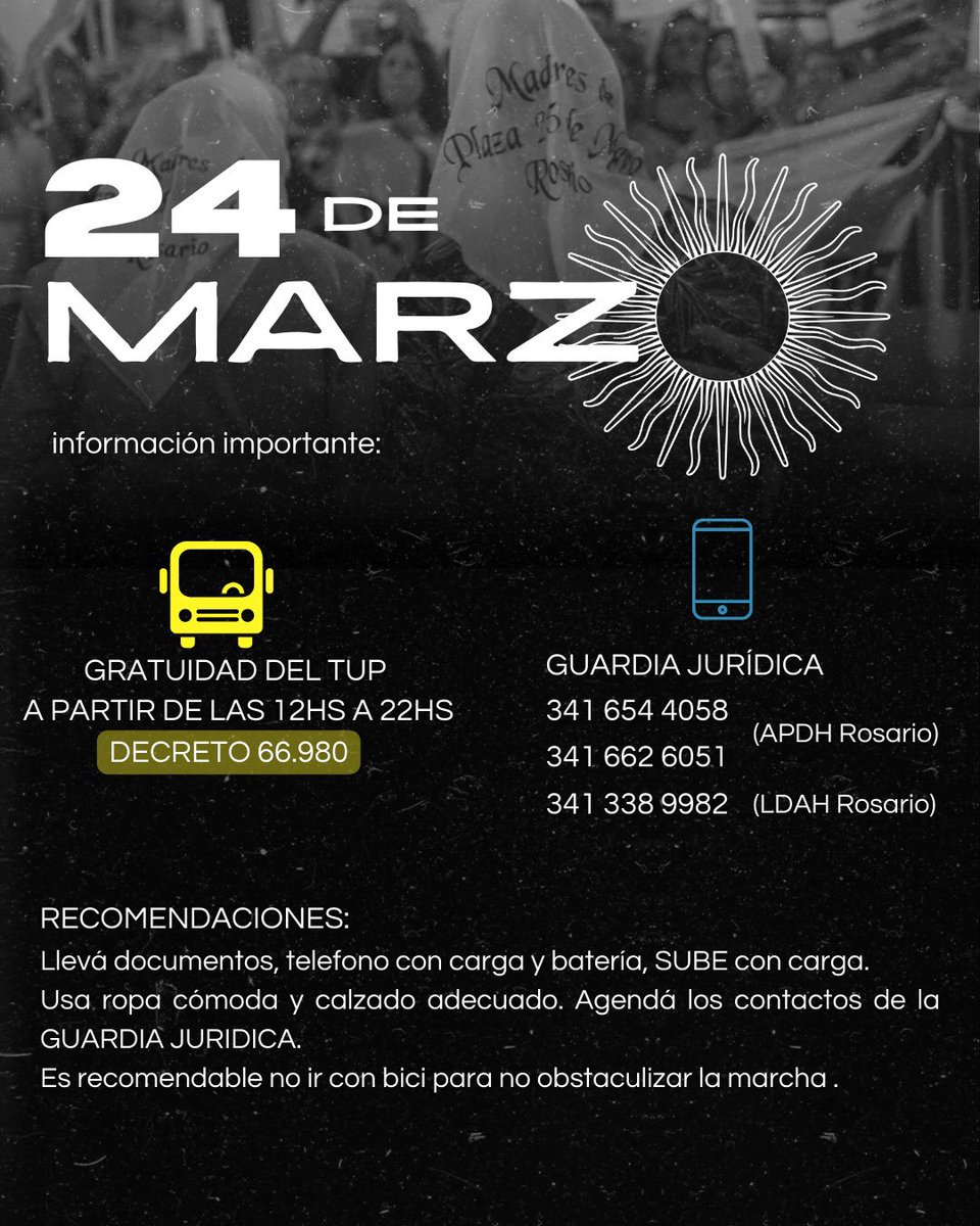 renilabrador_'s tweet photo. Este 24 de marzo marchamos.

Memoria, Verdad y Justicia https://t.co/9NygLAXnDD