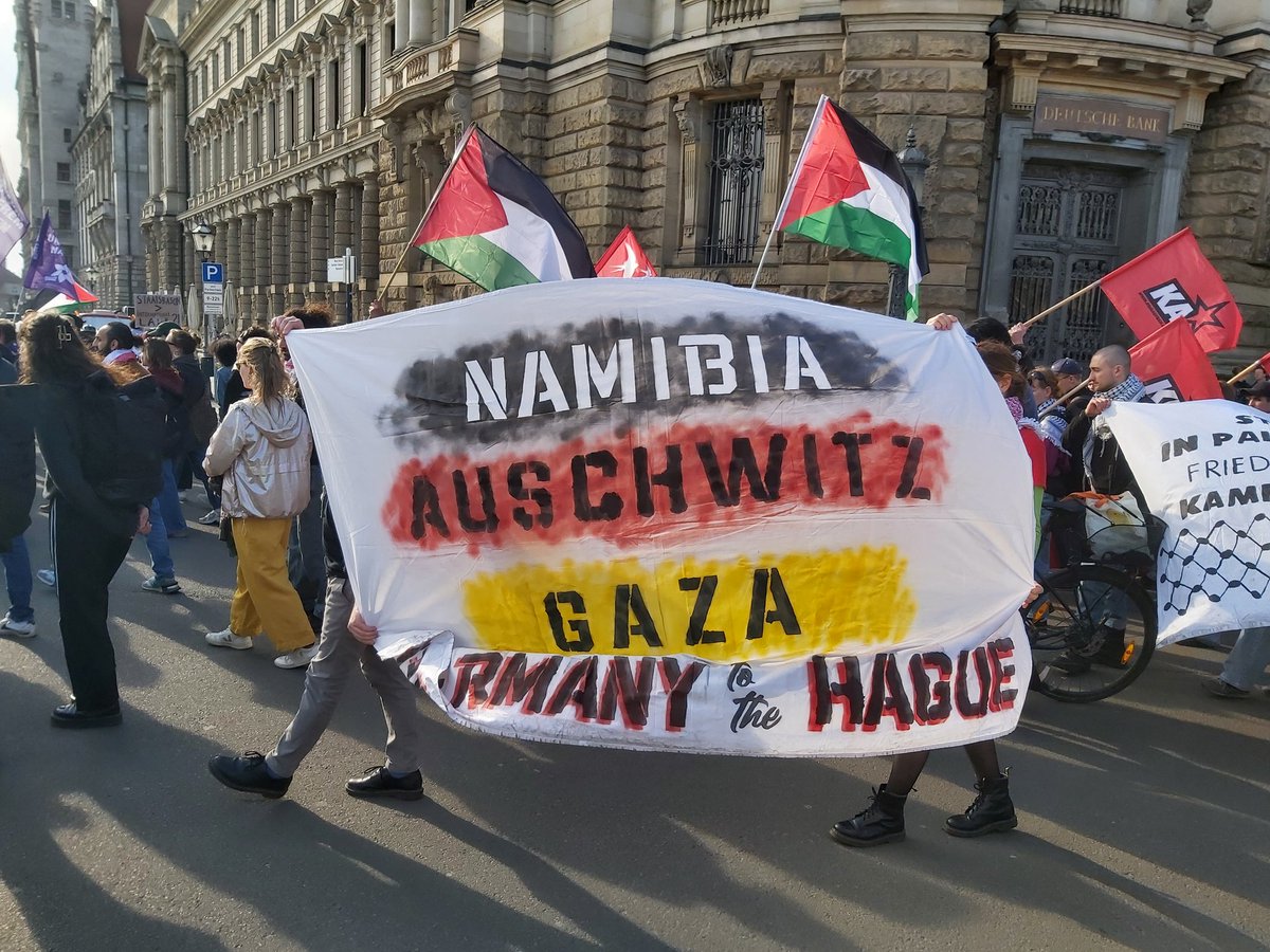 Shoa-Relativierung. #le2203 demo auf Leuschner