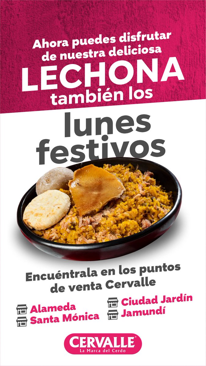 ¡Ustedes lo pidieron y #Cervalle lo hace realidad!🤩🤤🩷 #Lechona #Festivo