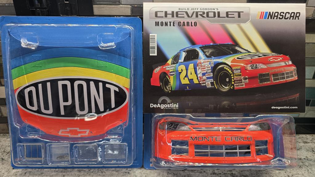 thisnamerocks2's tweet photo. And so it begins. Building @JeffGordonWeb DeAgostini Collectibles 1997 cup car for the next 2 years. https://t.co/gIG0bu17wR