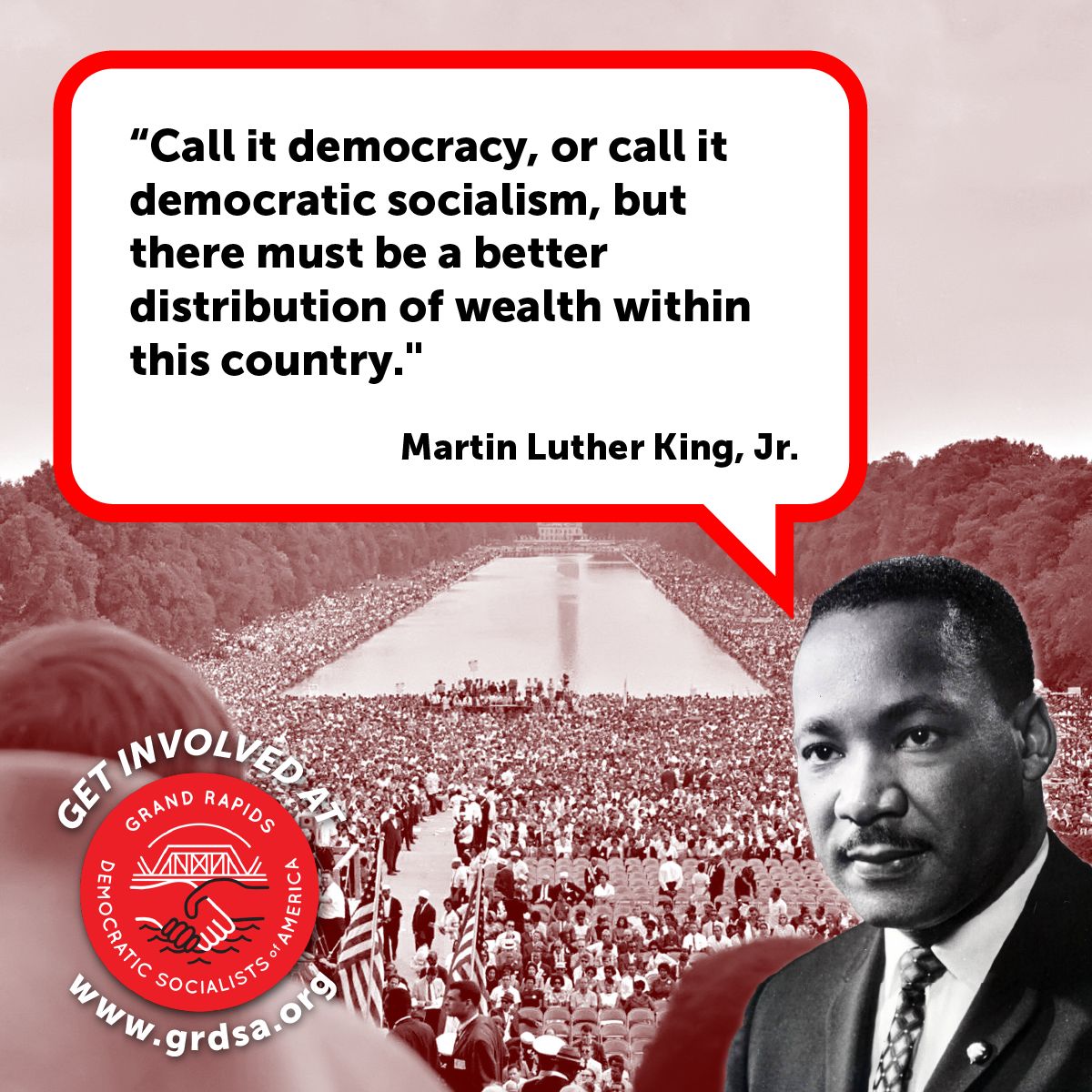 GrandRapidsDSA's tweet photo. True then. Truer now. Buck the bosses off your back! https://t.co/4VuLyS8sV9