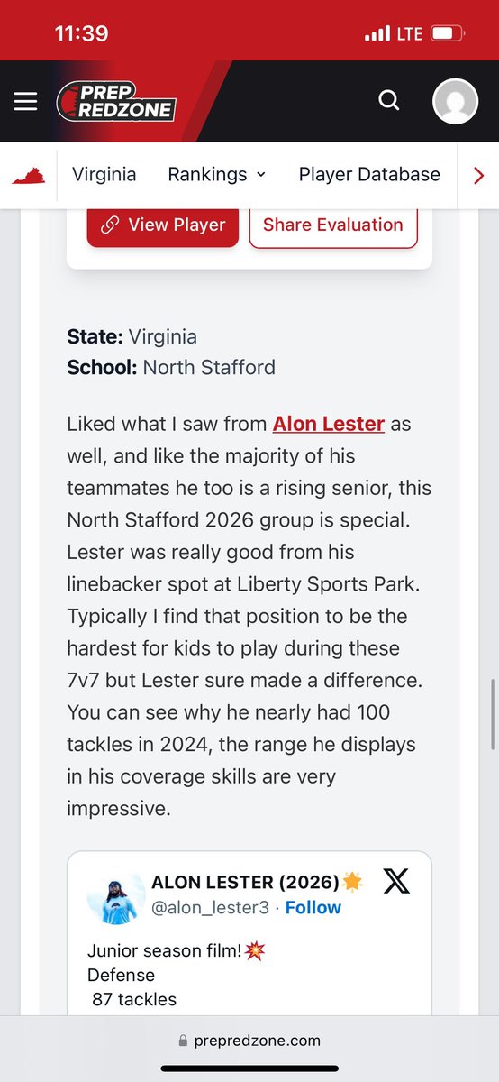 Thanks for the write up <a href="/PrepRedzone/">Prep Redzone 🏈</a> <a href="/carljfred/">Carl Frederick</a> <a href="/PrepRedzoneVA/">Prep Redzone Virginia</a>