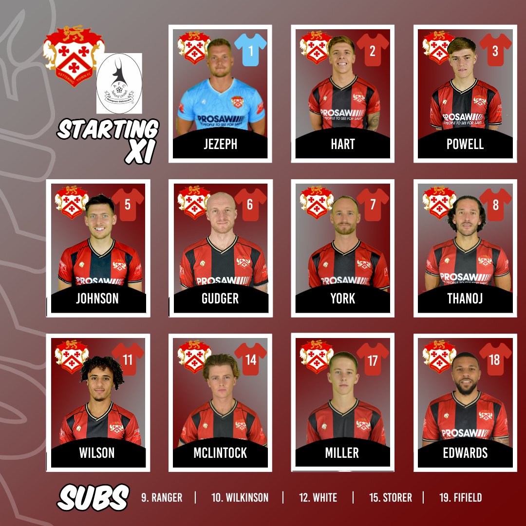 KTFCOfficial's tweet photo. Your Lineup For Today's HUGE Clash, Poppies Fans!
#KETTEL #KTFC https://t.co/2eSVBDhaR9