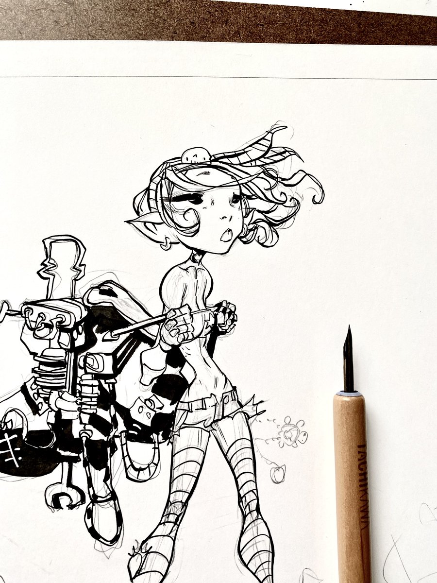 AdamArcherArt's tweet image. #RubyRadio comics getting done