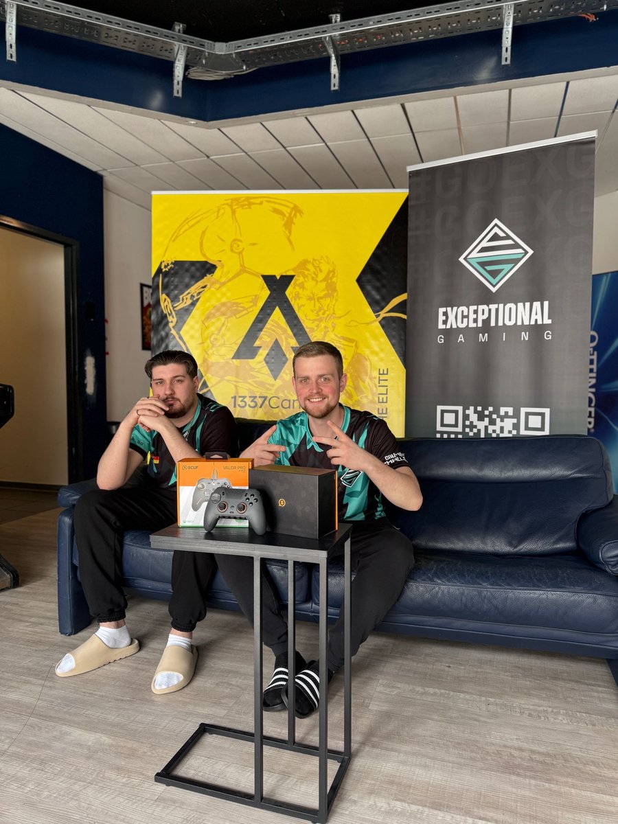 Exceptional Gaming (@exceptionalgm) on Twitter photo Advertising
We thank <a href="/SCUFGermany/">SCUF Deutschland</a> for providing us with the controllers.
You're the best!!💚🧡 Advertising
We thank <a href="/SCUFGermany/">SCUF Deutschland</a> for providing us with the controllers.
You're the best!!💚🧡
