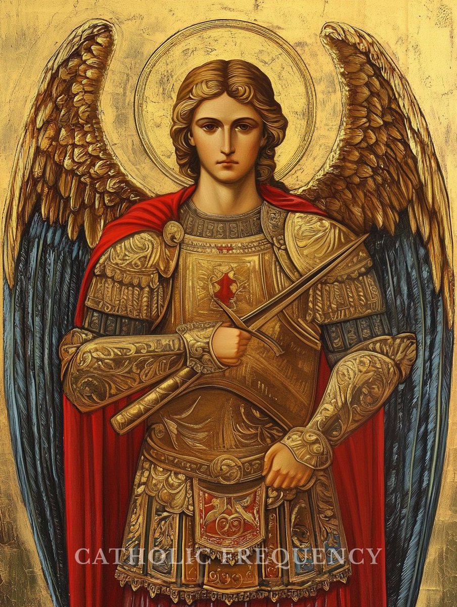 Everyone loves Saint Michael the Archangel—a cosmic warrior against evil, heaven’s fierce commander destined to cast Satan into hell.

Few know he appeared in 1750 to a Carmelite nun, sparking a Chaplet that would win Papal approval—here’s the story…🧵