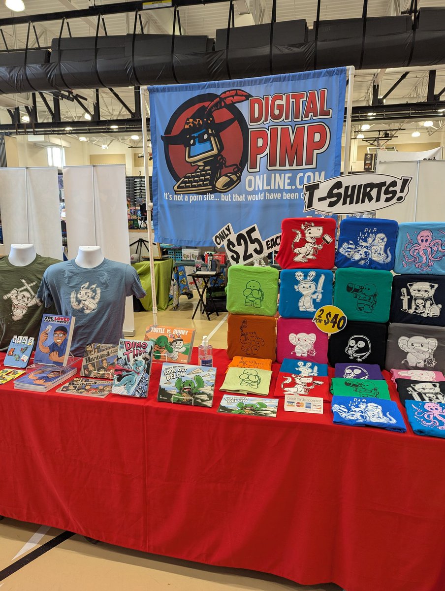 pimptour's tweet photo. First State, First con of 2025! Set up and ready for #galacticcon in #middletown #Delaware #ComicCon https://t.co/WjUbpXtmG0