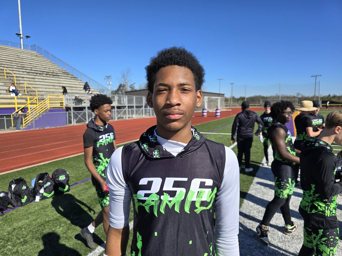 Rion (Ree-un) Young (@maccorleone74) on Twitter photo Love seeing the young guys balling.
Kamani Andrews (<a href="/TohardKamani/">Kamani Andrews</a>) 6-3, 160
2029 WR
Meridianville Middle School (Ala.)
Kid has some good hands. Very long and knows how to go up and get the football! A lot of growing to do, but he caught my eye very early at this tournament! Love seeing the young guys balling.
Kamani Andrews (<a href="/TohardKamani/">Kamani Andrews</a>) 6-3, 160
2029 WR
Meridianville Middle School (Ala.)
Kid has some good hands. Very long and knows how to go up and get the football! A lot of growing to do, but he caught my eye very early at this tournament!