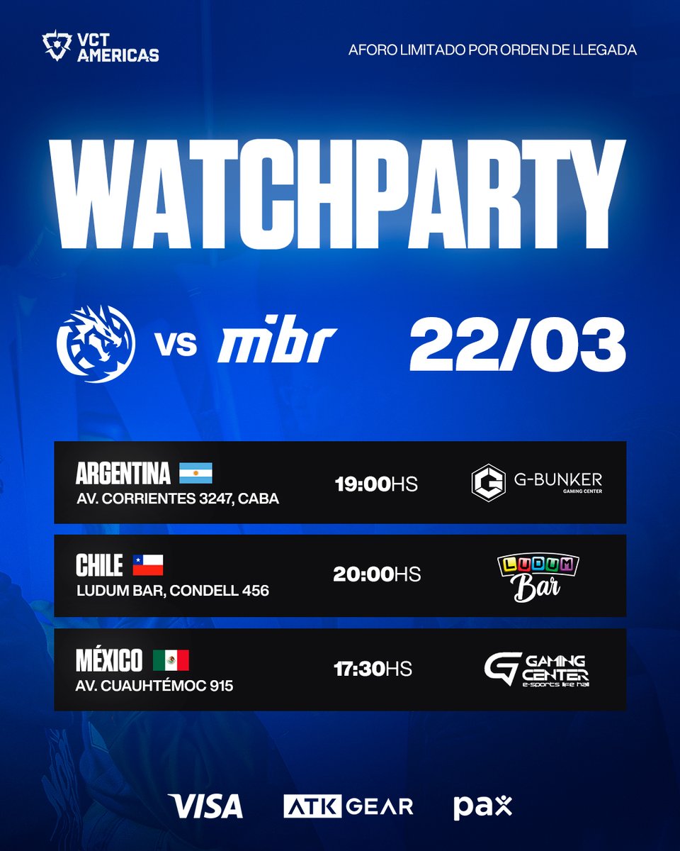 MI GENTEEEE, hay WP, si van a asistir a cualquiera de estas, llenen el formulario y todo listo.

Nos vemos 🫡💙.

forms.gle/1R1jx7CipqkreK…