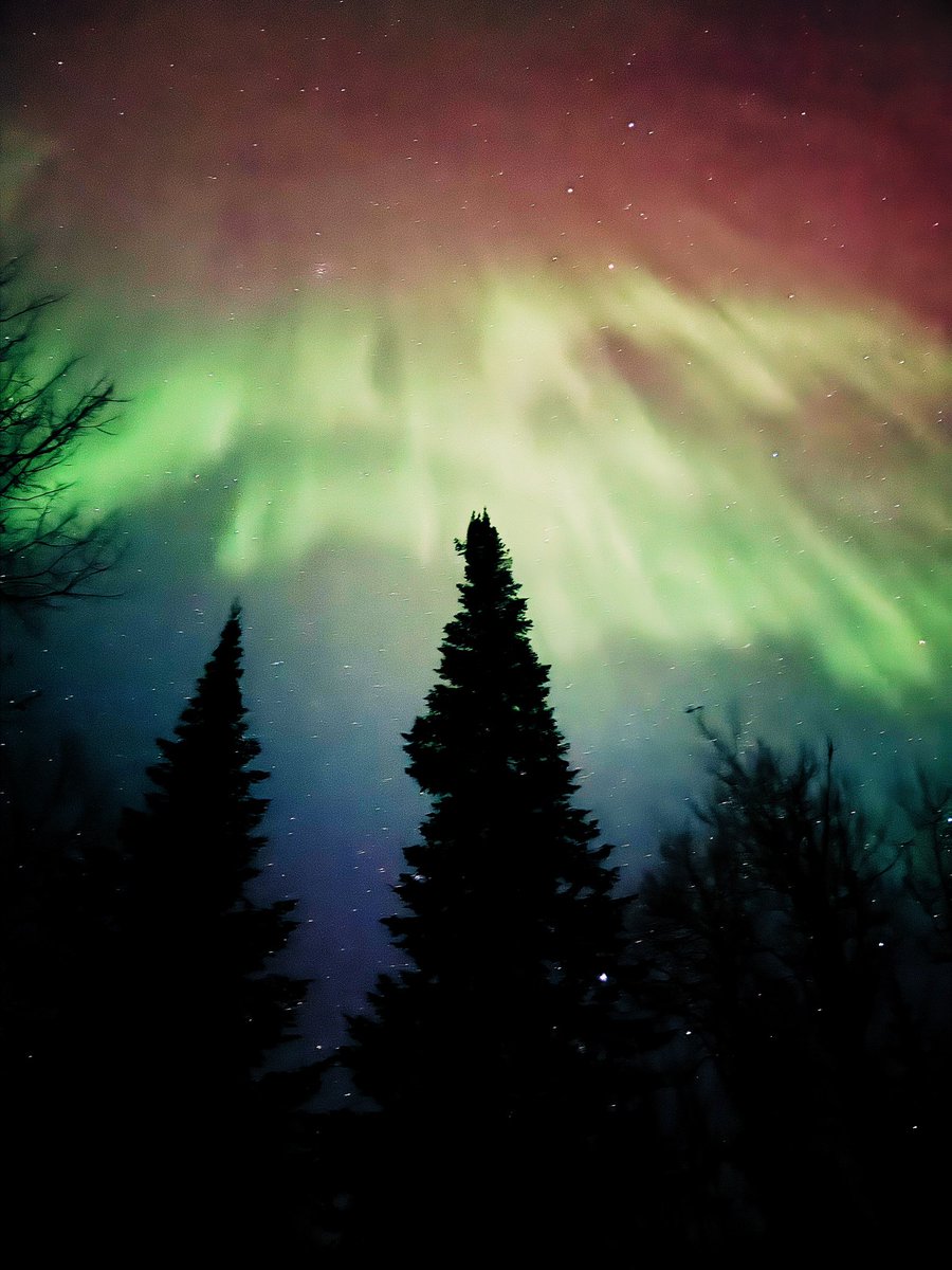 AmandaBuhse's tweet photo. The northern lights were stunning last night in Brereton Lake! #northernlights #Auroraborealis #manitoba #weather https://t.co/haIp4zKnSb
