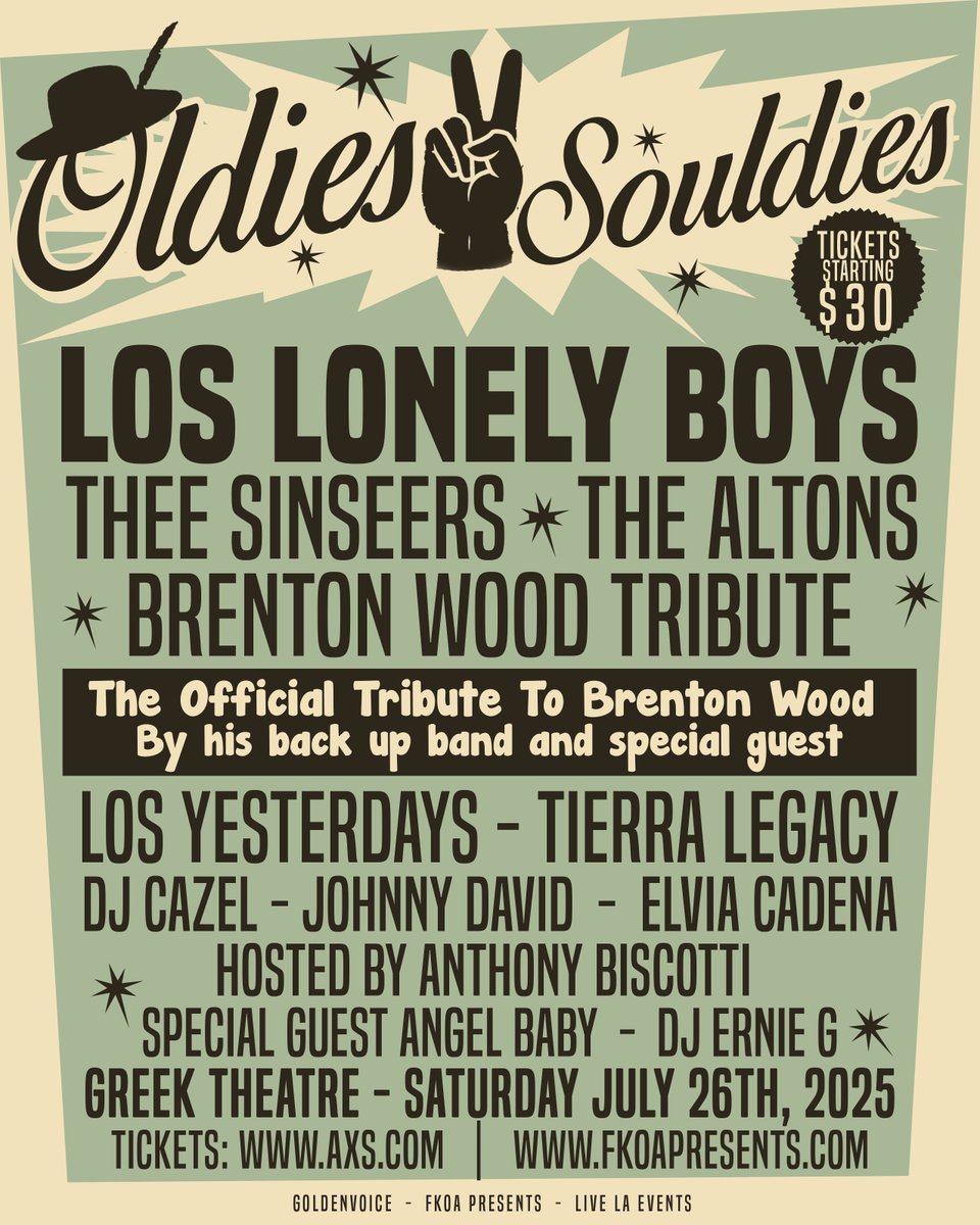 TheeSinseers (@theesinseers) on Twitter photo Catch us this summer at the <a href="/Greek_Theatre/">The Greek Theatre</a> for an evening of soul with many of our friends. We will also be participating in a very special tribute to the one and only Brenton Wood, who as very near and dear to us. Tickets on sale now.
axs.com/events/890462/… Catch us this summer at the <a href="/Greek_Theatre/">The Greek Theatre</a> for an evening of soul with many of our friends. We will also be participating in a very special tribute to the one and only Brenton Wood, who as very near and dear to us. Tickets on sale now.
axs.com/events/890462/…