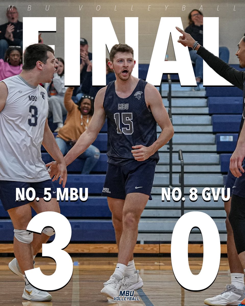 A BIG sweep of No. 8 Grand View keeps the Spartans as the top team in the <a href="/HeartSportsNews/">Heart of America Athletic Conference</a> standings at 14-2!