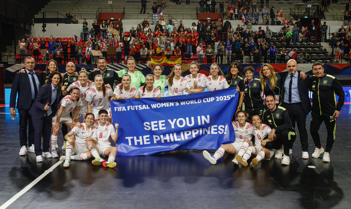 📸 Nᴏ ᴇs ᴜɴᴀ ꜰᴏᴛᴏ; ᴇs 𝗟𝗔 𝗙𝗢𝗧𝗢

🇵🇭 ¡Nos vemos en Filipinas!

#FutsalEspaña