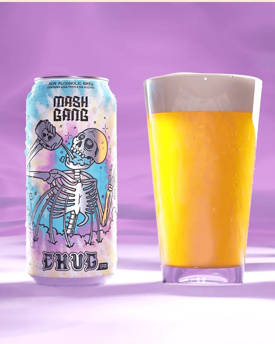 Just Chug it 👀

This hazy AF IPA from Mash Gang brings all the juice and none of the booze - soft, citrusy, and seriously crushable. 

Try it today 🛒 wisebartender.co.uk/products/mash-…