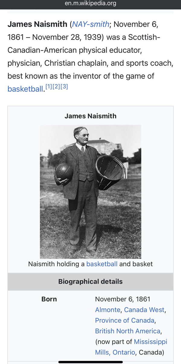 If you’re enjoying March Madness this weekend, don’t forget to thank an immigrant: James Naismith, the inventor of basketball.

A few days ago I posted a chart showing how much we depend on immigrants for high-tech innovations in the form of patents. But we completely