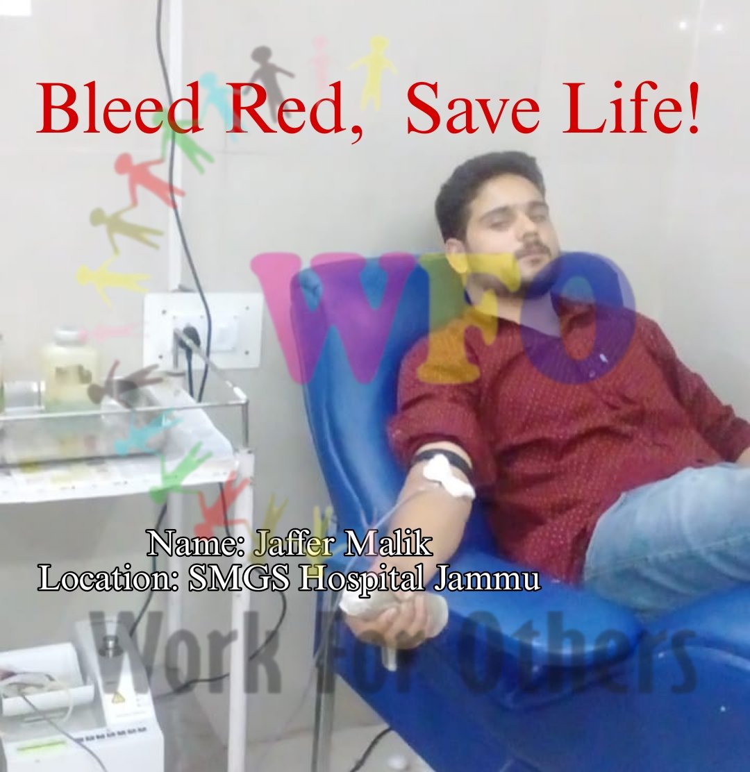mujeebmalik001's tweet photo. Bleed Red, Save Life!
@WorkForOthers https://t.co/3LORpH9and