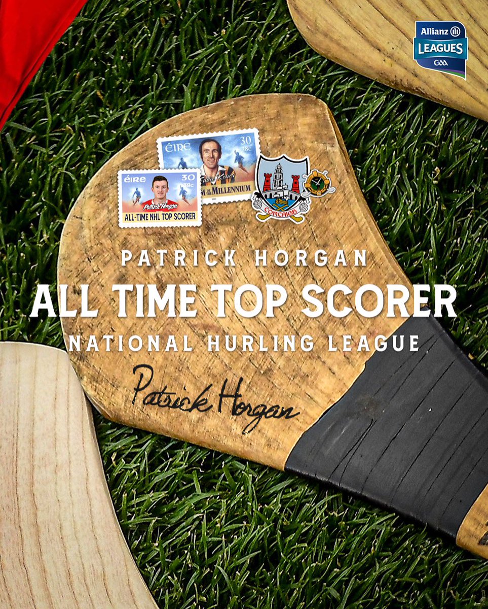 A new king of the #AllianzLeagues scoring charts 👑 <a href="/OfficialCorkGAA/">Cork GAA</a>’s Patrick Horgan etches his name in hurling history, surpassing the legendary Eddie Keher’s record of 740 to set a new all-time record!👏🔥