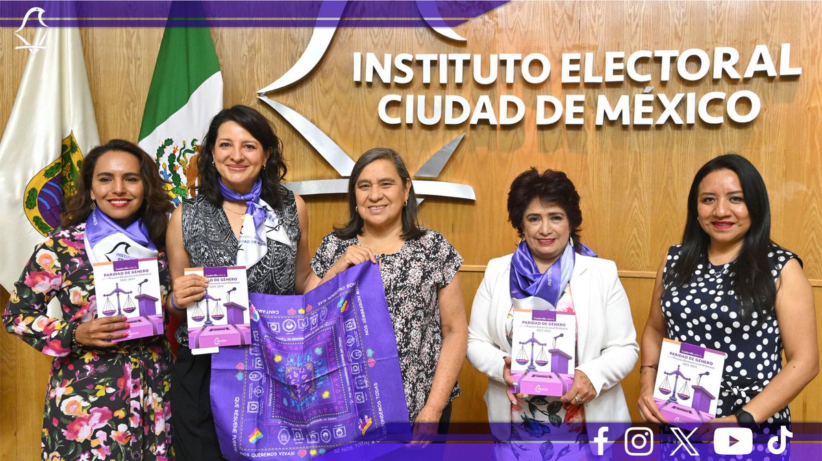 Distrito17IECM's tweet image. EI #MECM elaboró el Cuadernillo sobre la Paridad de Género en el Proceso Local Ordinario 2023-2024, para divulgar los retos y los resultados obtenidos a favor de la paridad en la #CDMX