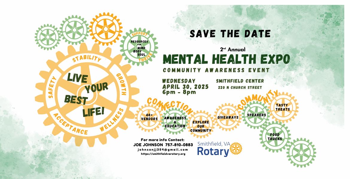 Benzodiazepine Information Coalition (@bzinfocoalition) on Twitter photo Join us for the 2nd Annual Mental Health Awareness Expo, hosted by the Smithfield VA Rotary, on April 30 from 6-8 PM! Free event. BIC’s Medical Director, Nicole Lamberson, PA, & Michael Bohan, MD, will be there. Come say hello! No RSVP needed. Event will not stream online. Join us for the 2nd Annual Mental Health Awareness Expo, hosted by the Smithfield VA Rotary, on April 30 from 6-8 PM! Free event. BIC’s Medical Director, Nicole Lamberson, PA, & Michael Bohan, MD, will be there. Come say hello! No RSVP needed. Event will not stream online.