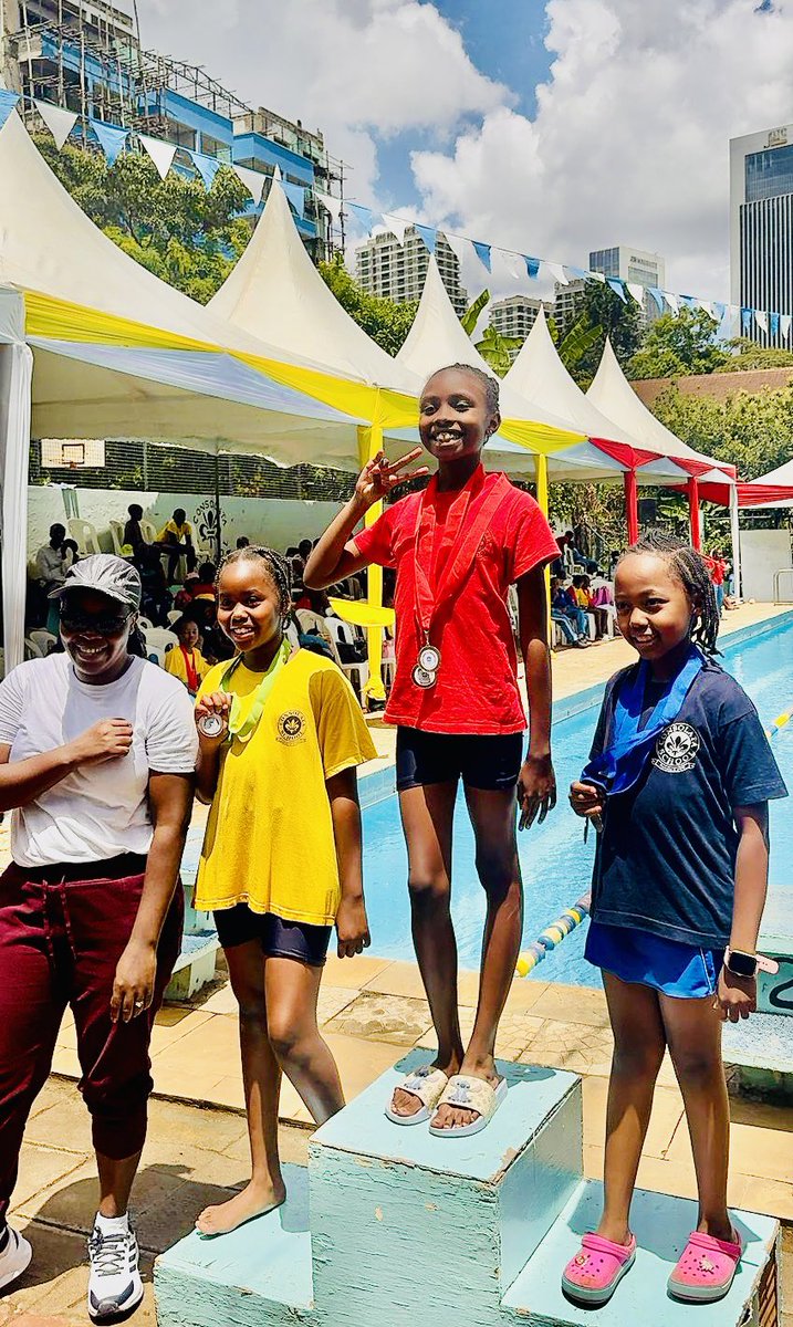 Gold🥇for Anyiel and Agaw. Daughters of the Nile. SSD Olympic Swimming Team 2032 🏊🏿‍♂️🇸🇸