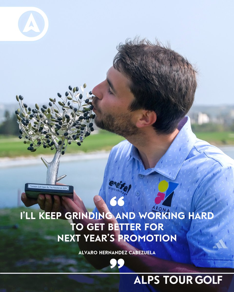 Spanish Golfer Alvaro Hernandez Cabezuela 🇪🇸 triumphs at the 2025 Tunisian Golf Open 🇹🇳
alpstourgolf.com/news/11204

📸 Alps Tour Golf /  Raffaele Canepa @raffaelecanepa

#raisinggolfstars
#risinggolfstars
#2025AlpsTourSeason
#discovertunisia
#inspiringtunisia