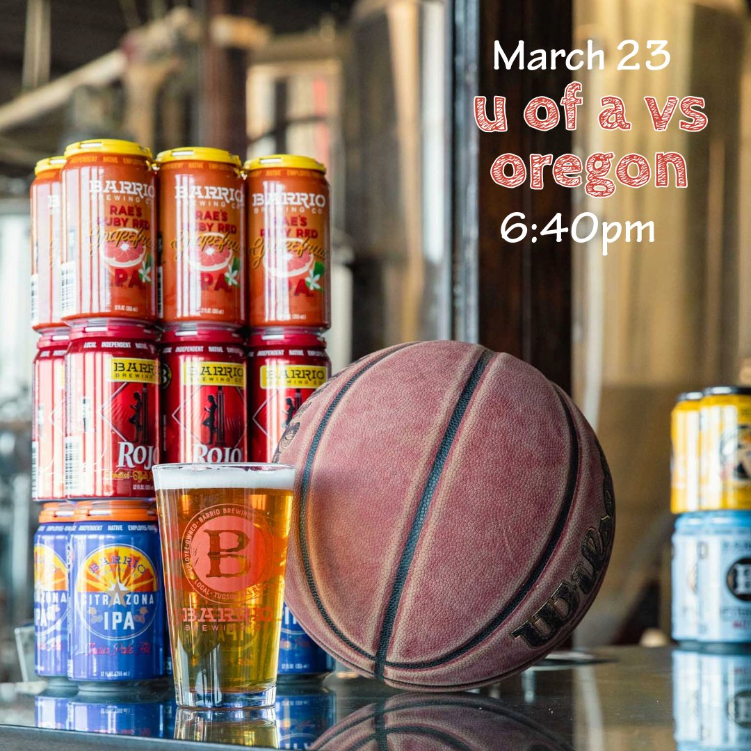 Wildcats move on! Join us for the U of A vs Oregon game tomorrow at 6:40pm! Let's go Tucson! 🏀👏