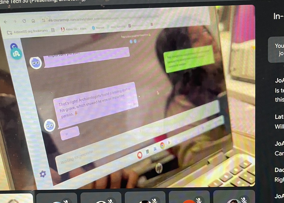 DrFavyCantu (@drfavy) on Twitter photo Using Artificial Intelligence to provide instantaneous feedback to students, building critical reading and writing skills. AI embedded with curriculum! 🤖 + 📚 <a href="/ELAted_in_TX/">Dr. Michelle Becwar</a> Sharing lessons from our CourseMojo pilot <a href="/AISDLitMatters/">LiteracyMatters</a> 👏🏼 Using Artificial Intelligence to provide instantaneous feedback to students, building critical reading and writing skills. AI embedded with curriculum! 🤖 + 📚 <a href="/ELAted_in_TX/">Dr. Michelle Becwar</a> Sharing lessons from our CourseMojo pilot <a href="/AISDLitMatters/">LiteracyMatters</a> 👏🏼