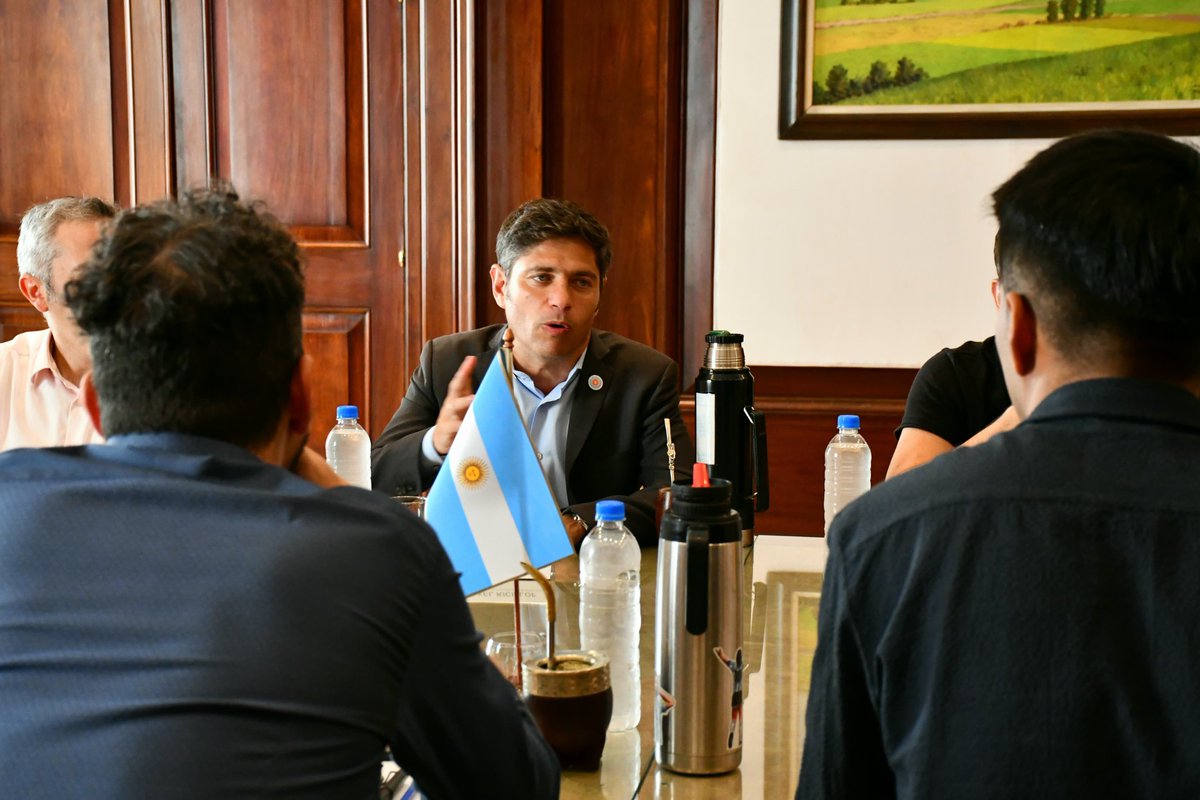 ✅🏛️ #NoticiasSenado I El presidente del Senado Andrónico Rodríguez  se reunió con el gobernador de Buenos Aires Axel Kicillof